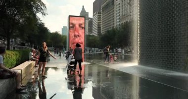 Chicago 'da Crown Fountain Illinois