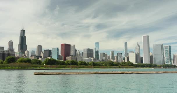 Chicago Illinois városképe — Stock videók