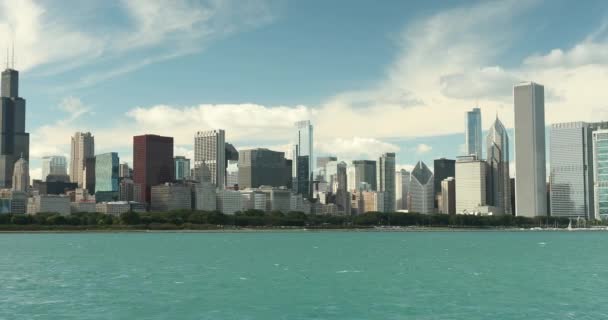 Skyline von Chicago Illinois — Stockvideo