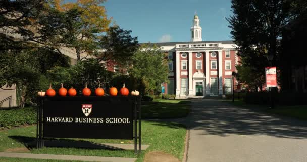 Harvard Business School in Boston Massachusetts USA — стокове відео