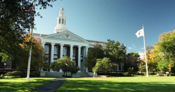 Harvard Business School w Bostonie Massachusetts USA — Wideo stockowe