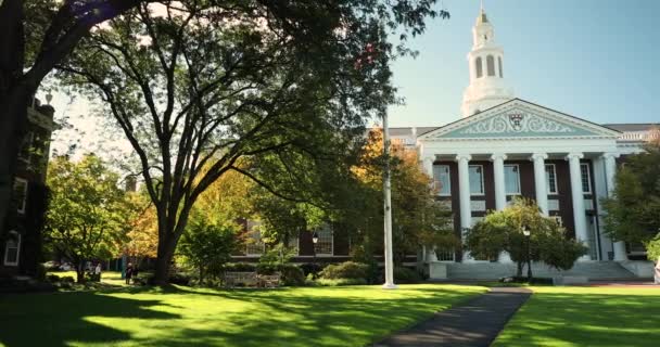 Harvard Business School in Boston Massachusetts Verenigde Staten — Stockvideo