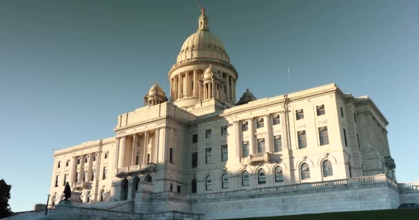 Rhode Island State House στην Providence ΗΠΑ — Αρχείο Βίντεο