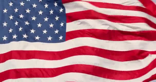 Bandera americana — Vídeo de stock