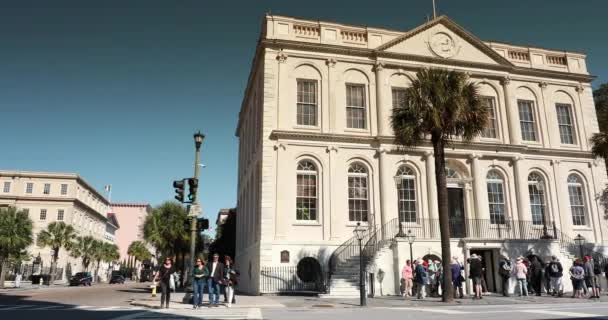Charleston City Hall Carolina del Sud, Stati Uniti — Video Stock