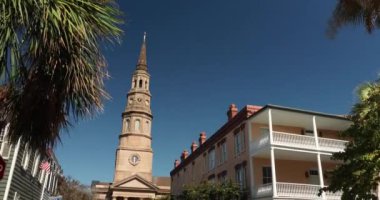 Charleston ABD şehir merkezindeki St. Philip Kilisesi