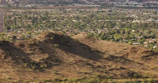 Ciudad de Phoenix y Scottsdale skyline en Arizona EE.UU. — Vídeos de Stock