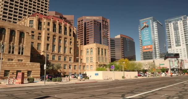 Maricopa County sąd w centrum Phoenix Arizona — Wideo stockowe