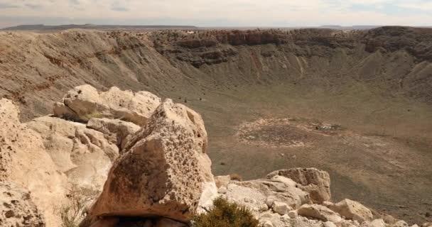 Meteor Crater Natural Landmark in Arizona Stati Uniti — Video Stock