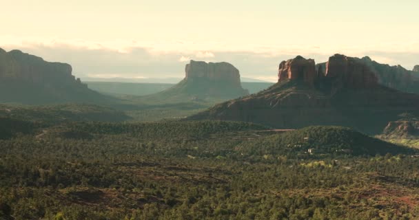 Paysage panoramique vue sur Sedona Arizona USA — Video