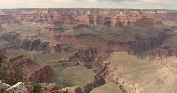 Scenisk synvinkel på South Rim i Grand Canyon National Park — Stockvideo