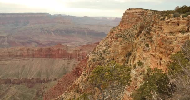 Scénický pohled v národním parku Grand Canyon — Stock video