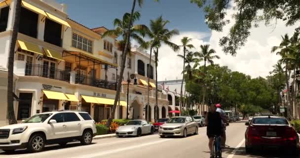 Main Street het centrum van Napels Florida — Stockvideo