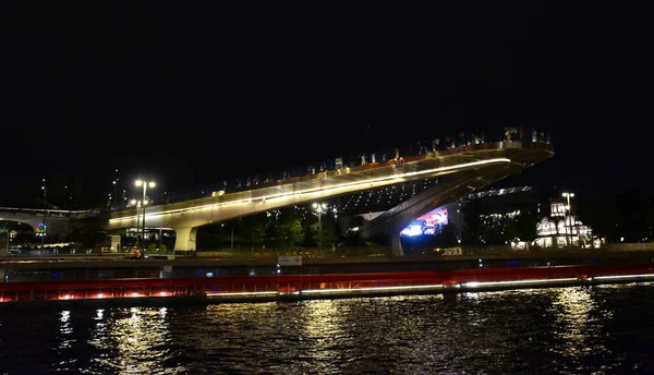 Puente Flotante Moscú —  Fotos de Stock