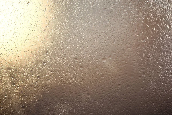 Krople Deszczu Oknie Szkło Tło Jesienna Pogoda — Zdjęcie stockowe