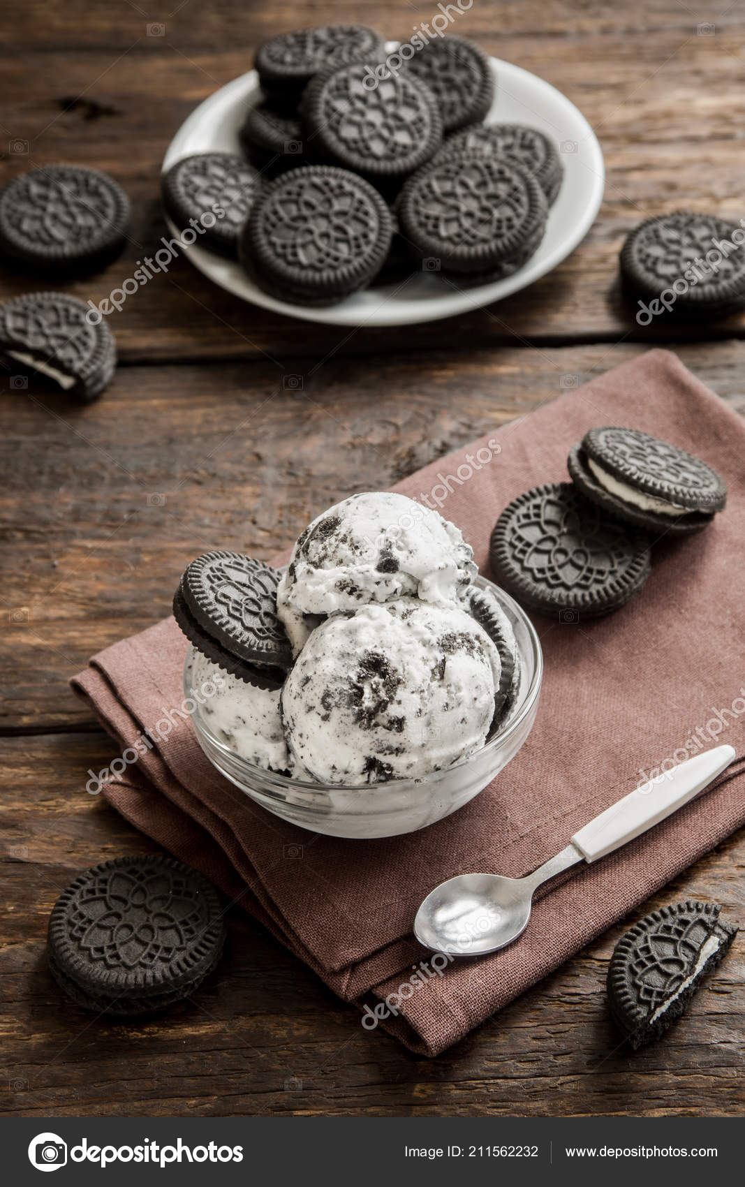 Oreo Ice Cream Cookies Cream Homemade