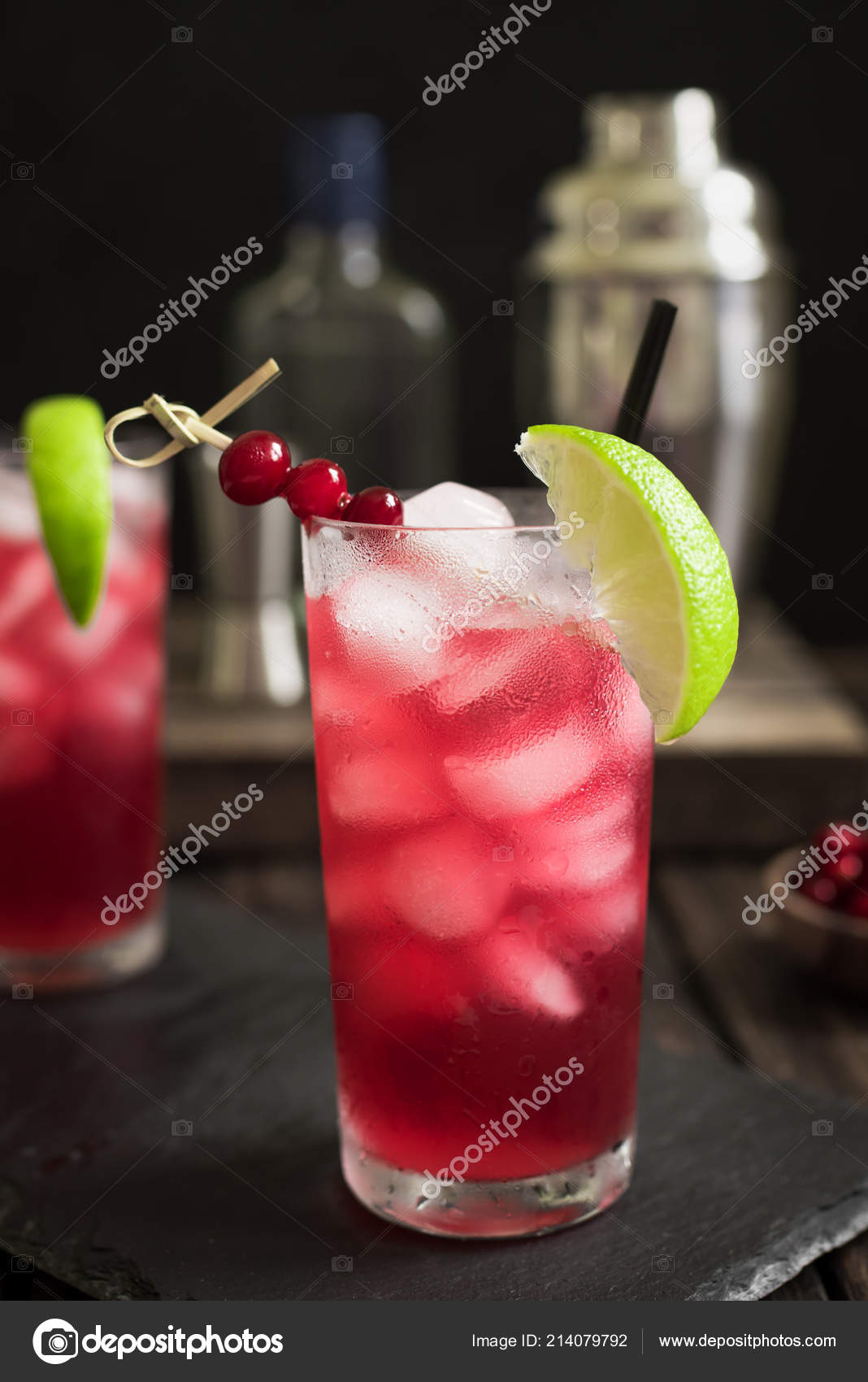 Cape Cod Vodka Cranberry Lemon Cape Codder Cocktail Lime Ice