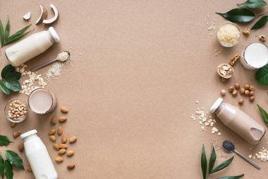 Çeşitli bitki esaslı süt