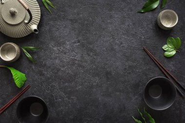 Asya gıda arka plan