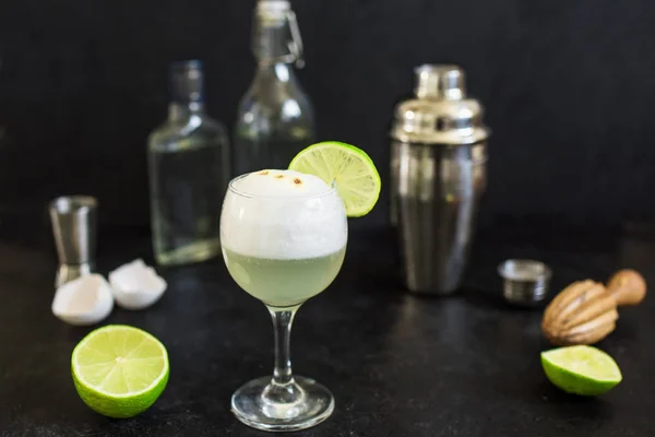 Pisco sour cocktail — Stockfoto
