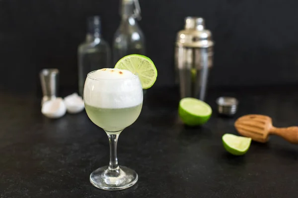 Pisco sour κοκτέιλ — Φωτογραφία Αρχείου