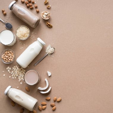 Çeşitli bitki esaslı süt