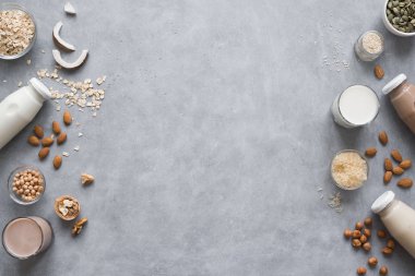 Çeşitli bitki esaslı süt