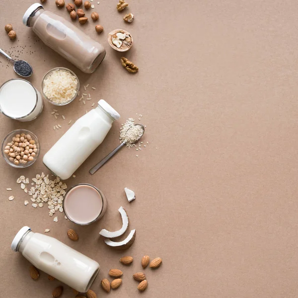 Çeşitli bitki esaslı süt