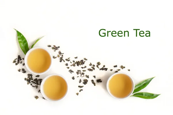 Chá verde oolong — Fotografia de Stock