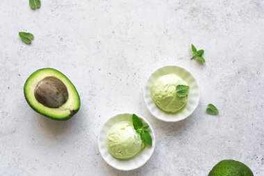 Avokado dondurma