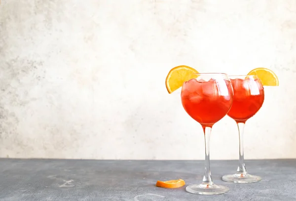 Aperol coquetel de spritz — Fotografia de Stock