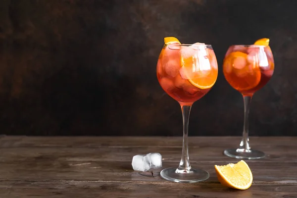 Aperol coquetel de spritz — Fotografia de Stock