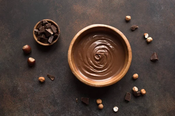 Chocolate Hazelnut Spread — Stock Photo, Image