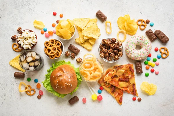Niezdrowe odżywianie — Zdjęcie stockowe