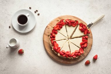 peynirli kek ve kahve