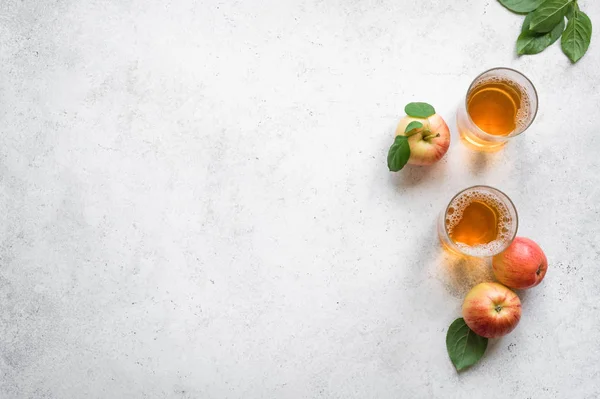 Bebida de manzana sidra — Foto de Stock