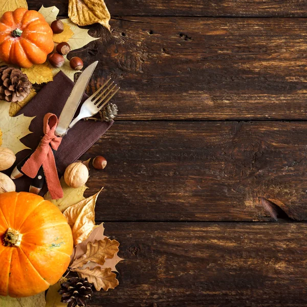 Mesa de Acción de Gracias — Foto de Stock