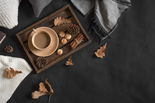 Herfst hygge — Stockfoto