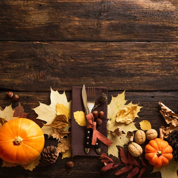 Thanksgiving dukningen — Stockfoto