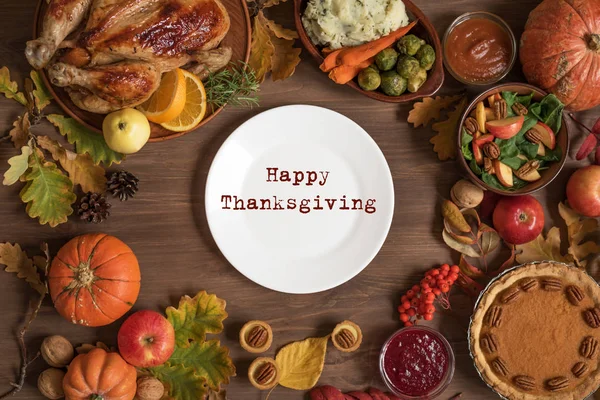 Thanksgiving diner achtergrond — Stockfoto