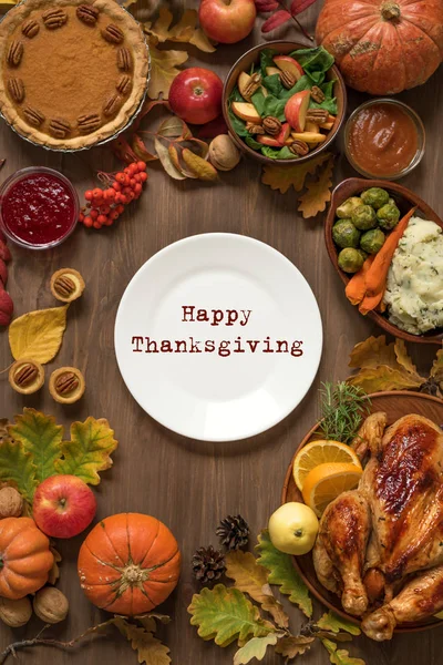 Thanksgiving diner achtergrond — Stockfoto