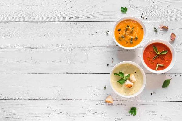 Soup Assortment — Stock Photo, Image