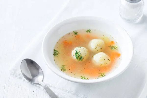 Matzoh míč polévku — Stock fotografie