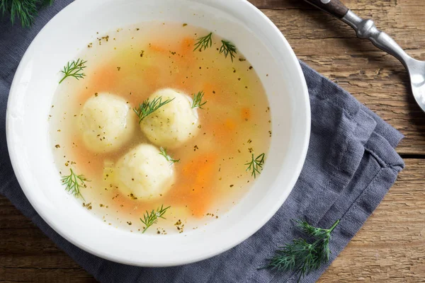 Soupe de boule matzoh — Photo