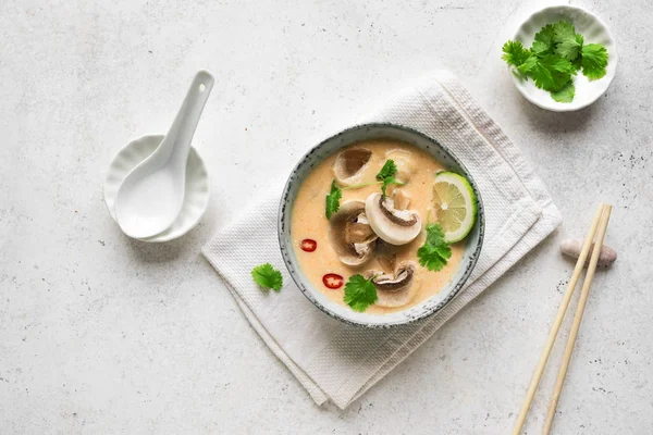 Sopa de Tom Kha Gai —  Fotos de Stock