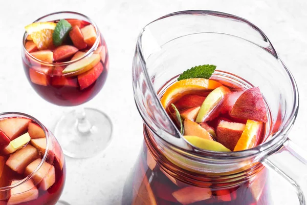 Red Wine Sangria — Stock Photo, Image