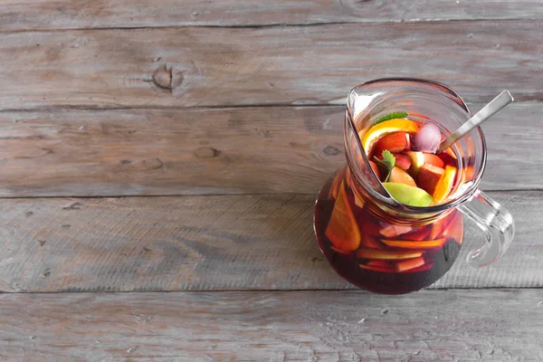 Sangria de vinho tinto — Fotografia de Stock