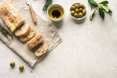 İtalyan ciabatta ekmeği