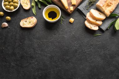 İtalyan yemeği arka plan