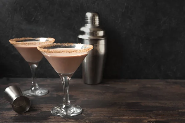 Chocolate Martini Cocktail — Stock Photo, Image